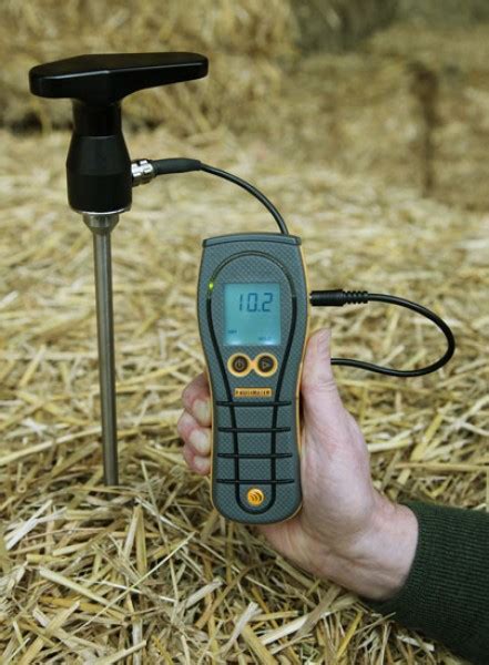 moisture meter for hay and straw price|hay moisture probe hand held.